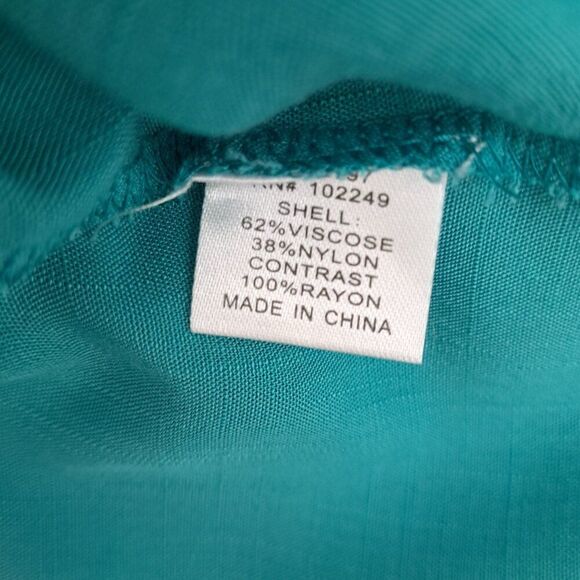 Skies are Blue Women's Blue Pink Sleeveless Tribal Print Knit Upper Sz SP - Picture 8 of 9